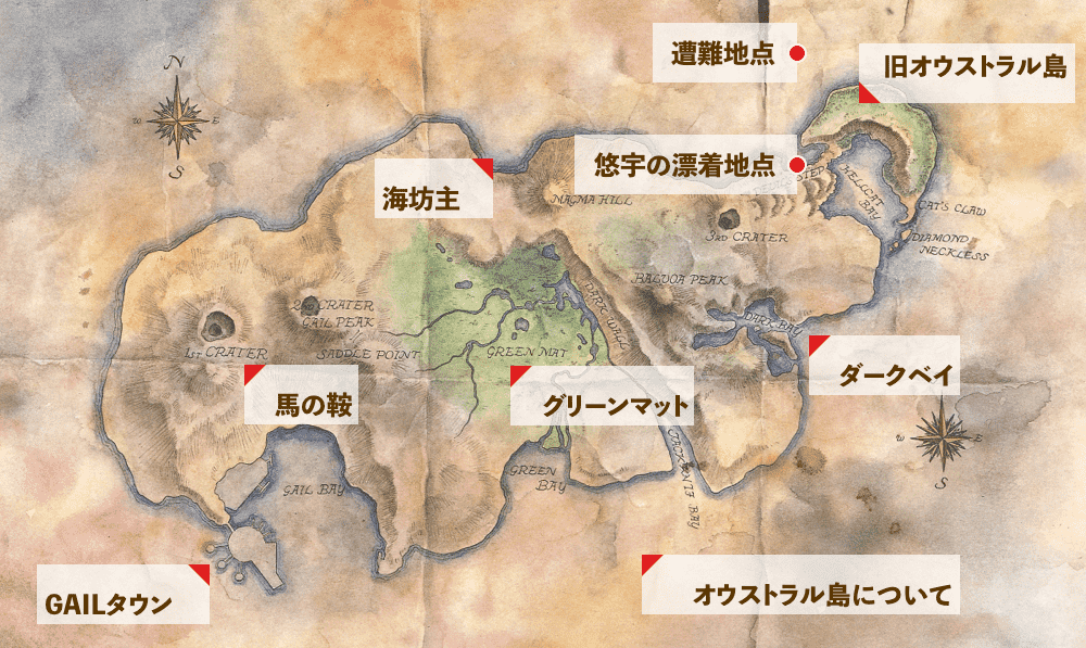 オウストラル島MAP